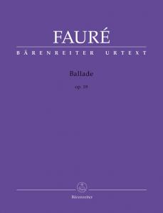 Gabriel Fauré: Ballade op. 19