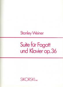 Stanley Weiner: Suite For Bassoon And Piano Op. 36