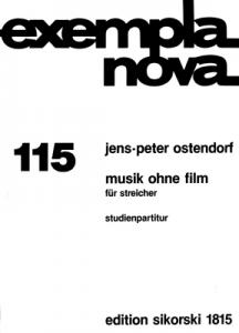 Ostendorf,Jens-peter: Musik Ohne Film" - Score"