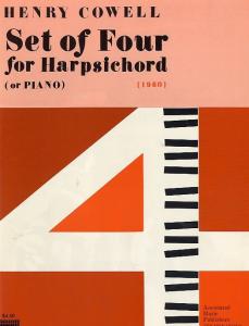 Henry Cowell: Set Of 4 For Harpsichord