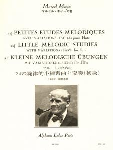 Moyse M: 24 Petites Études Mélodiques Avec Variations Flute Traversière