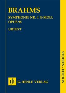 Johannes Brahms: Symphony No.4 In E Minor Op.98 (Study Score)