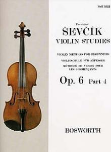 Otakar Sevcik: Violin Studies - Violin Method For Beginners Op.6 Part 4