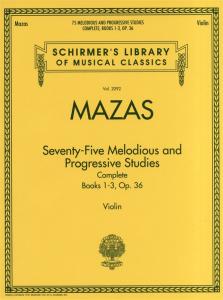 Jacques-Fereol Mazas: 75 Melodious and Progressive Studies Op.36 Complete