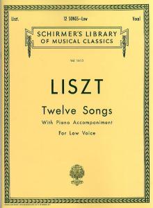 Franz Liszt: Twelve Songs (Low Voice)