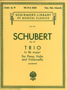 Franz Schubert: Piano Trio In B Flat Op.99 (Score/Parts)