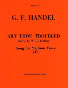 Handel: Art Thou Troubled (Medium Voice)