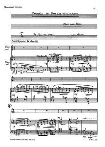 Scott: Concerto For Oboe & Orchestra (with Piano Reduction)