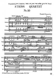 Elizabeth Maconchy: String Quartet No.10 (Score/Parts)