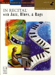 In Recital With Jazz, Blues And Rags - Book Four (Book And CD)