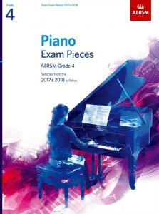 ABRSM Piano Exam Pieces: 2017-2018 (Grade 4) - Book Only