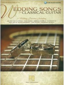 Wedding Songs For Classical Guitar (Book/Online Audio)