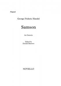 G.F. Handel: Samson (Timpani Part)