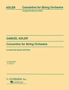 Concertino String Orchestra Set Score And Parts