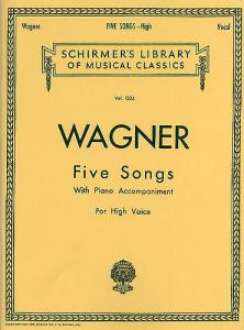 Richard Wagner: Five Songs For High Voice