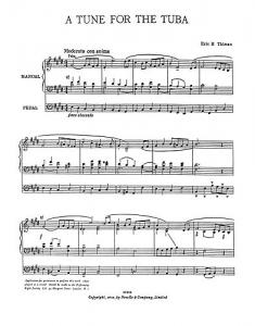 Eric Thiman: Tune For The Tuba (Organ)