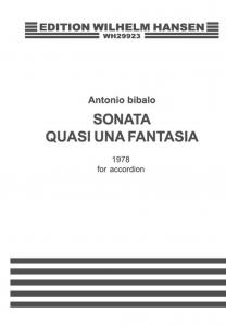 Antonio Bibalo: Sonata Quasi Una Fantasia