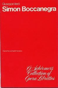 Giuseppe Verdi: Simon Boccanegra (Libretto)