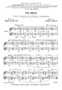 Hawley, S The Bells Recitation Piece No.1 Speaker And Piano