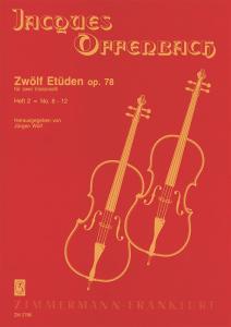 Offenbach: 12 Etudes Op 78 Book 2 (8-12)
