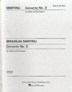 Bohuslav Martinu: Concerto No.2 For Cello And Orchestra (Cello/Piano)