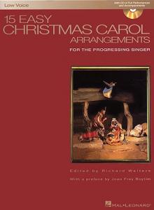 15 Easy Christmas Carol Arrangements (Low Voice)