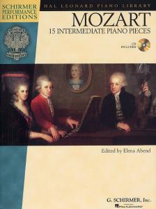 W.A. Mozart: 15 Intermediate Piano Pieces