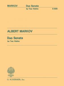 Albert Markov: Duo Sonata For Two Violins
