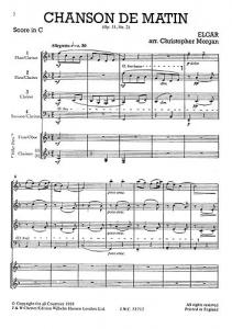 Mixed Bag No.25: Edward Elgar - Chanson De Matin (Score/Parts)