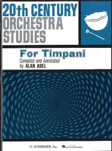 20th Century Orchestra Studies For Timpani (Ed. Alan Abel)