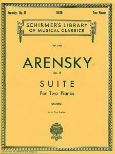 Anton Arensky: Suite for Two Pianos Op.15