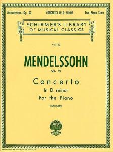 Felix Mendelssohn: Piano Concerto No.2 In D Minor Op.40