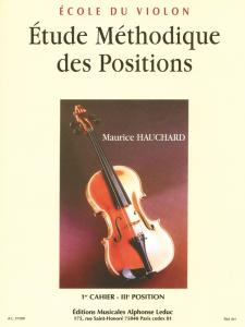 Hauchard: Étude Des Positions Volume 1 Violon