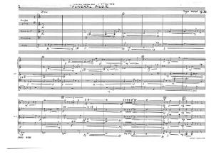 Hugh Wood: Funeral Music for Brass Quintet (Score)