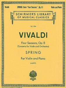 Antonio Vivaldi: Spring From 'Four Seasons' Op.8 (Violin/Piano)