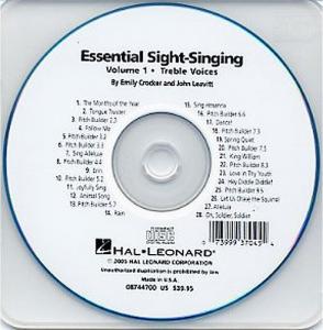 Essential Sight-Singing: Treble Voices Volume 1 (Accompaniment CD)