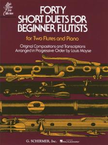 Louis Moyse: Forty Short Duets For Beginner Flutists
