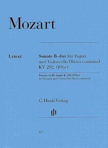 W.A. Mozart: Sonata In B Flat K.292 (Henle Urtext Edition)