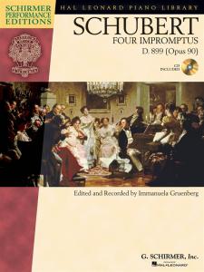 Franz Schubert: Four Impromptus D.899 Op.90 (Book/CD)