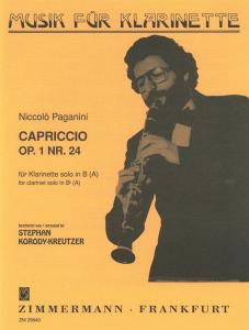 Niccolo Paganini: Capriccio Op.1 No.24 (Clarinet)