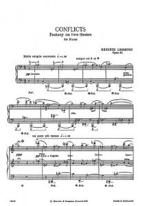 Kenneth Leighton: Conflicts (Fantasy On Two Themes) Op. 51 for Piano