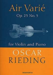 Oscar Rieding: Air Varie Op.23 No.3