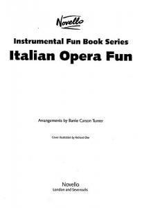 Italian Opera Fun For Flute