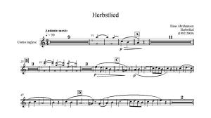 Hans Abrahamsen: Hans Abrahamsen: Herbstlied - Version 2009 (Parts)