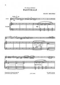 Holford, F Pastorale And Goblin Oboe And Piano