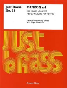 Giovanni Gabrieli: Canzon - Brass Quartet (Just Brass No.13)
