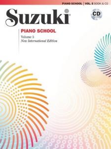 Suzuki Piano School Vol 5: Book & CD - New International Edition