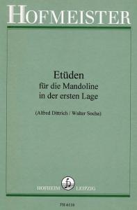 Alfred Dittrich And Walter Socha: Etuden Fur Die Mandoline In Der Ersten Lage