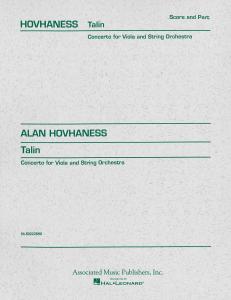Alan Hovhaness: Talin Concerto (Viola And Piano)