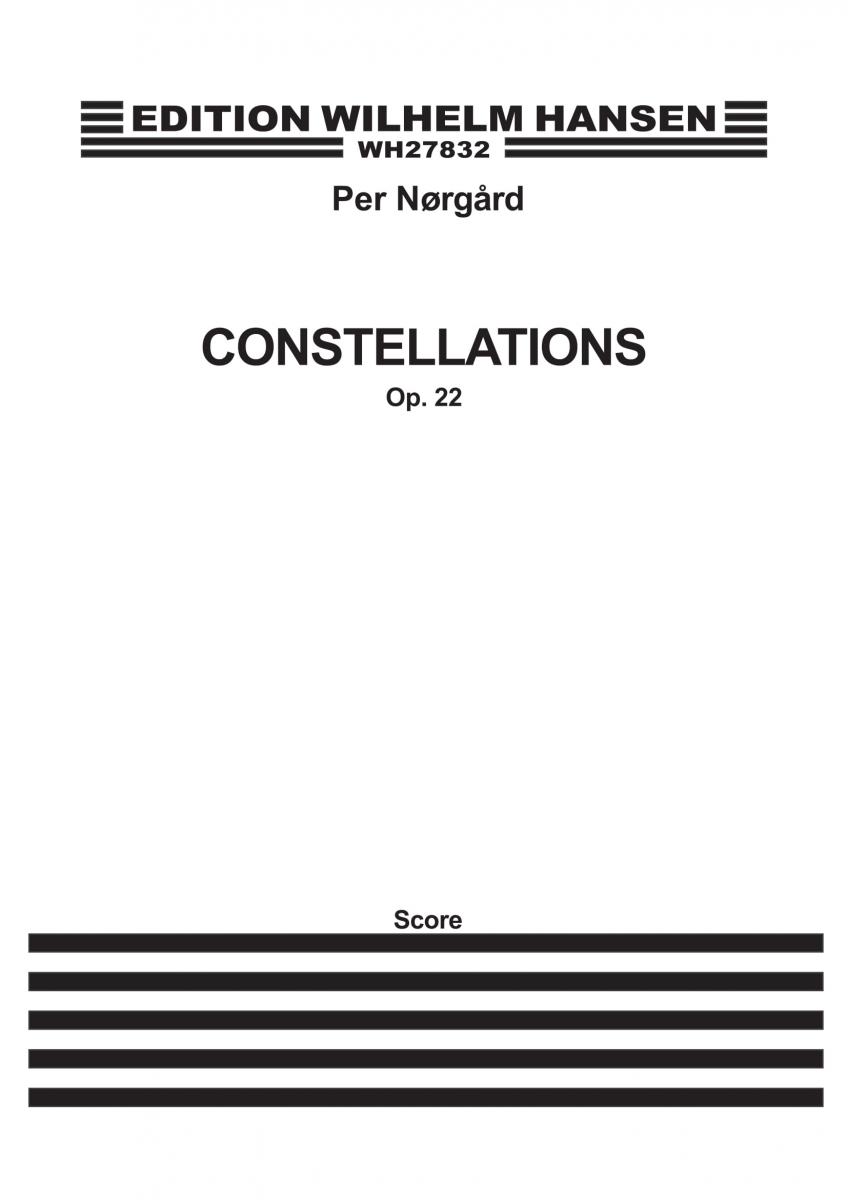 Per Nrgrd: Konstellationer Op.22 (Score)